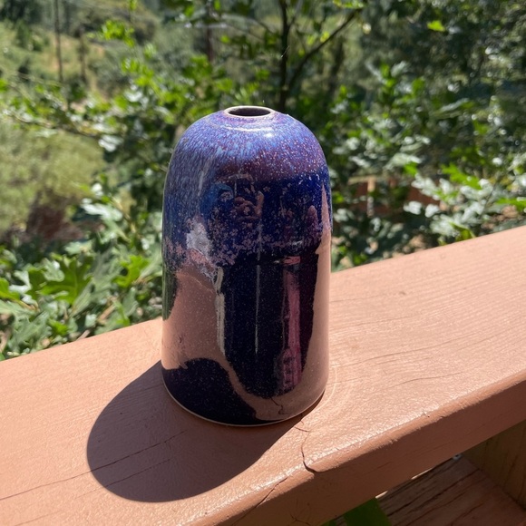 Orcas Island Pottery Purple Vase ‘97 - Picture 3 of 7